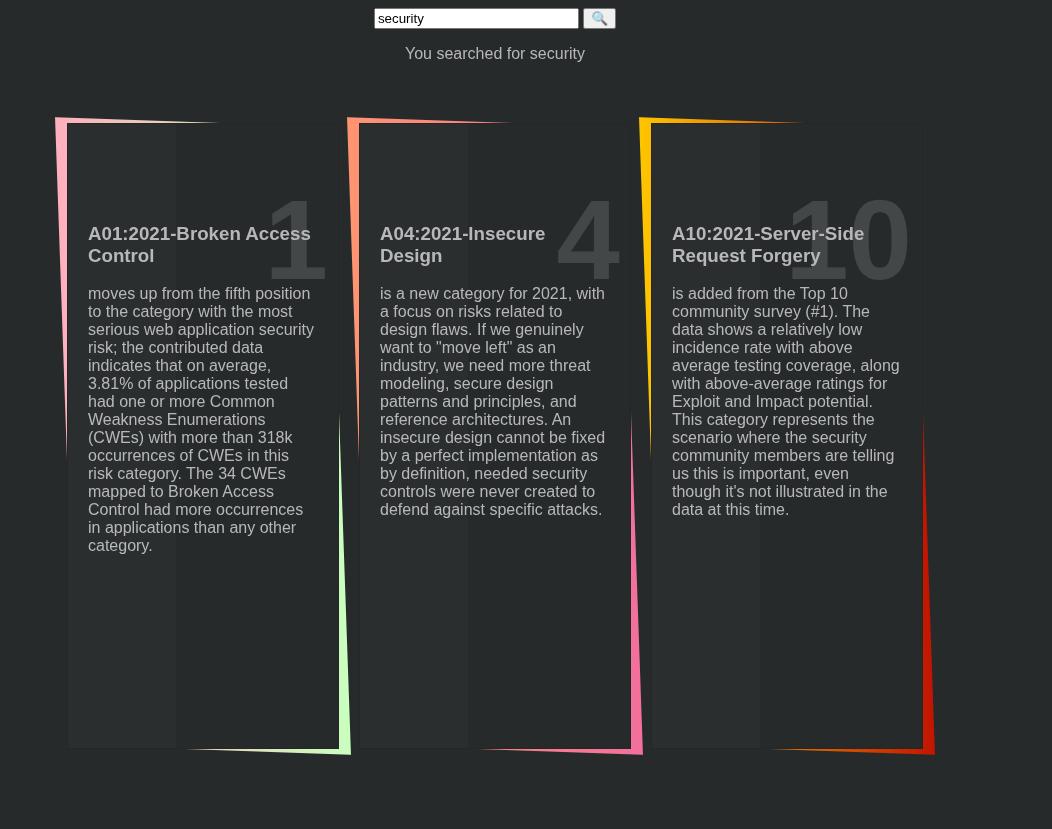 challenge page